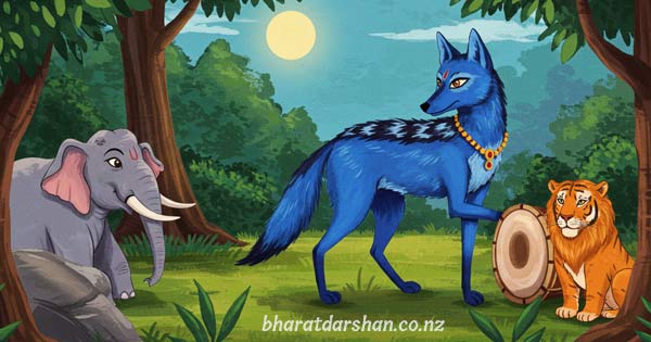 नीला सियार - पंचतंत्र की कहानी 